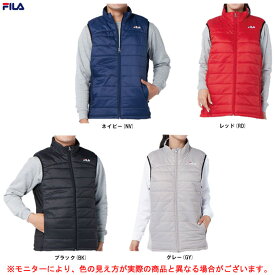 FILA（フィラ）バッテリー付き電熱ベスト（441927）（スポーツ/スポーツ観戦/アウトドア/通勤/通学/防寒/ウェア/アウター/保温/男女兼用/ユニセックス）