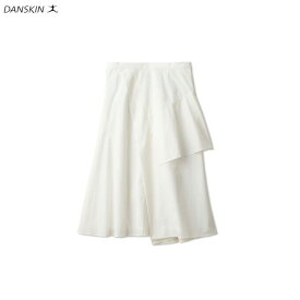 【在庫処分品】DANSKIN（ダンスキン）ストレッチアシンメトリースカート（DEAR421301）（スポーツ/ダンス/アウトドア/カジュアル/ウェア/ボトムス/撥水/女性用/レディース）