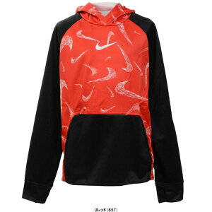 ◆メール便対応商品◆NIKE(ナイキ)YTH サーマ AOP プルオーバー L/S フーディ(CU8982)(スポーツ/トレーニング/ウェア/長袖/フードあり/パーカー/子供用/ジュニア/キッズ)