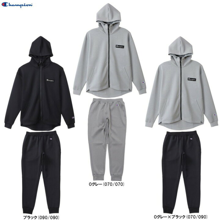 楽天市場】【グレー/Lのみ】Champion（チャンピオン）3LS ジップ 