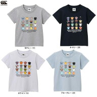 ◆メール便対応商品◆Canterbury（カンタベリー）KIDS S/S T-SHIRT キッズ ショートスリーブTシャツ（RJ3…