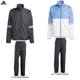 adidas（アディダス）M TENNIS TEAM 裏トリコ ウィンドジャケット パンツ 上下セット（HBB74/HBB77）（テニス/バドミントン/スポーツ/トレーニング/セットアップ/ウインドブレーカー/ウェア/長袖/男性用/メンズ）