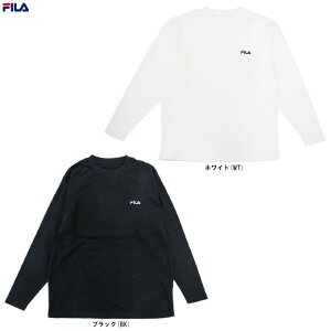 ◆メール便対応商品◆FILA(フィラ)保温クルーネック 長袖Tシャツ(443362)(スポーツ/トレーニング/トレーナー/ウェア/カジュアル/長袖/男性用/メンズ)