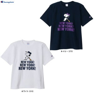 ◆メール便対応商品◆Champion(チャンピオン)ピーナッツ スヌーピー リバースウィーブ ショートスリーブTシャツ(C3B352)(PEANUTS/SNOOPY/スポーツ/トレーニング/カジュアル/半袖/トップス/男