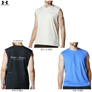 ◆メール便対応商品◆UNDER ARMOUR(アンダーアーマー)UAモチベート グラフィック スリーブレス シャツ(6007378)(スポーツ/トレーニング/ランニング/ノースリーブ/袖なし/シャツ/トップス/男