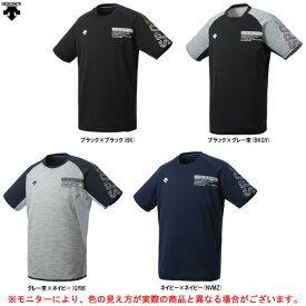 ◆メール便対応商品◆DESCENTE（デサント）半袖ライトスウェット（DVURJC20）（SPORTS MAGIC/バレーボール/スポーツ/トレーニング/ウェア/男性用/メンズ）