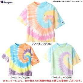 ◆メール便対応商品◆Champion（チャンピオン）ウィメンズ リバースウィーブタイダイTシャツ（CWR307）（フィットネス/エクササイズ/ランニング/トレーニング/スポーツ/ヨガ/ピラティス/YOGA/シャツ/半袖/女性用/レディース）