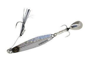 <ハヤブサ>ジャックアイマキマキ 30g品番:FS417カラー:15.リアル魚鱗ブラックシルバー【4993722147602】