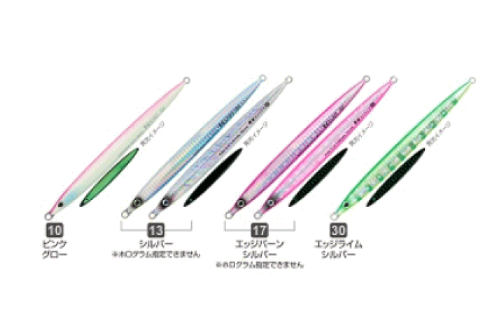 楽天市場 オーナー ｃultiva 撃投ジグストライク 0ｇ 17 エッジバーンシルバー 水谷つり具 楽天市場支店