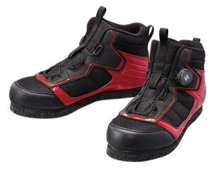 【シマノ】カットラバーピンフェルトフィットシューズ LT品番:FS-041Qカラー:レッドサイズ:27.0【4969363482204】