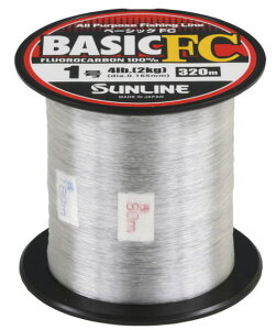 【サンライン】ベーシックFC号数:3カラー/巻量:クリア/320m巻単品【4968813546251】