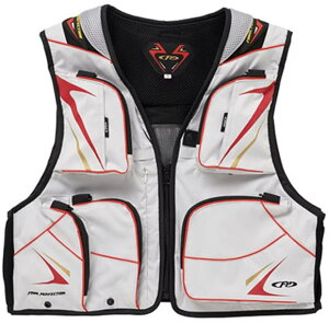 【鮎】【エクセル】FINAL PERFECTION 鮎ベスト品番:FP-5180カラー:グレー×レッドサイズ:3L【4580484811256】