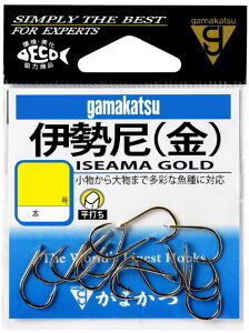 【がまかつ】12-209伊勢尼(金)サイズ:5号【4549018311419】
