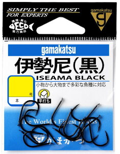 【がまかつ】12-206伊勢尼 (黒)サイズ:5号【4549018311174】