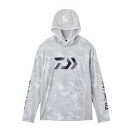 【ダイワ】DE-3726 ボートゲームフーディーシャツカラー：ホワイトヘイズカモサイズ：2XL【4550133637117】