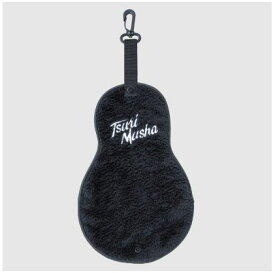 【釣武者】ふわふわ ひょうたんタオルカラー：ブラック【4996578526928】