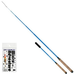 �ySHIMOTSUKE�zMicro Adventure Stick TINY FISH+RIG 210�J���[�F�V�A�� CYAN�y4531373018645�z