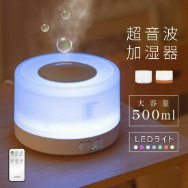 小型 アロマ対応 リモコン付き おしゃれ 空焚き防止 静音 省エネ 節電 コンパクト 乾燥 花粉 寝室 オフィス 送料無料
