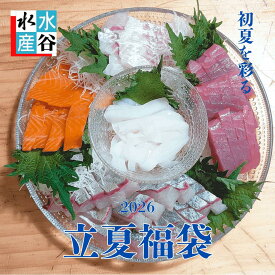 ☆立夏福袋☆夏の馳走膳　海鮮福袋　しらすのオマケ付き　海鮮　福袋　セット　ギフト　詰め合わせ　お中元　お刺身　刺身　刺し身　お祝い　夏　シマアジ　イカ 　マグロ　サーモン　鯛　期間限定