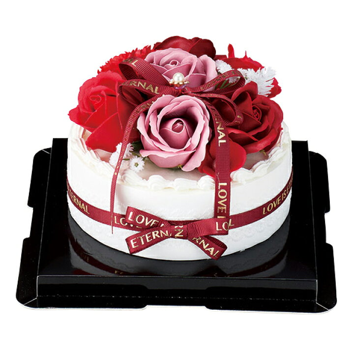 楽天市場 母の日 ソープフラワー 花風水デコレーションケーキ運気アップ プチギフト結婚祝い 誕生日 女性 母 プレゼント お返しミニアレンジ 退職祝い 風水 花 運気 花 ギフト Mizutomoサンクスブーケ