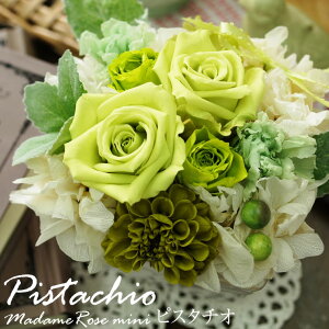 マダムローズミニ プリザーブドフラワー ギフト 誕生日 プレゼント 女性 結婚記念日 結婚祝い 電報 お祝い 枯れない花 退職祝い クリアケース入り おしゃれ フラワーアレンジメント メッセ