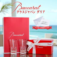 【月間優良ショップ受賞店】バカラ ダリア グラスジャパン 2客 2P ペア Baccarat 正規品 ギフト プレゼン…