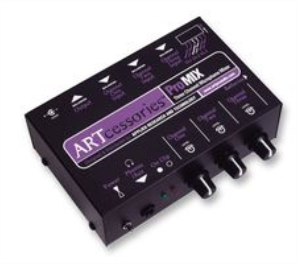 ART ProMIX 3-Channel Microphone 半額 Mixer ライブサウンド 並行輸入品 スピーカー ミキサー 定価の67％ＯＦＦ