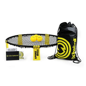 Spikeball Combo Meal - As Seen On Shark Tank TV - 3 Ball Set, Drawstring Bag, And Rule Book ysAiz