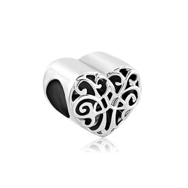 チャーム ブレスレット バングル用 LovelyJewelry ラブリージュエリー Pandora Charms Similar Style Heart Love Family Tree of Life Bead (4.8-5mm) 【並行輸入品】