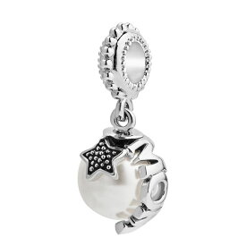 チャーム ブレスレット バングル用 LovelyJewelry ラブリージュエリー 925 Sterling Silver Mom Pentacle Pearl Charms Jewelry Sale Cheap Beads Fit Pandora Bracelet 【並行輸入品】
