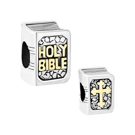 チャーム ブレスレット バングル用 LovelyJewelry ラブリージュエリー Holy Bibble Cross Truth Book Inspirational Jewelry Beads Fit Pandora Chrams Bracelet 【並行輸入品】