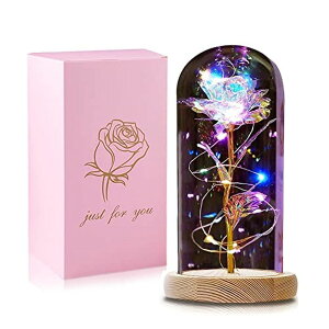 KXh[  o [Y QUNPON Valentines Day Gifts for Her,Gifts for Women,Birthday Gifts for Women Mom,Valentines Flowers Roses Gifts for Women Girlfriend Wife Valentinees Day Mothers Day,Galaxy Glass Ro ysAiz
