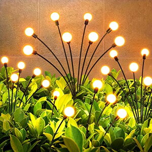 LED\[[Cg \[[p[ K[fCg LETMY Solar Garden Lights - New Upgraded Solar Swaying Light, 8LED Starburst Solar Outdoor Lights, Solar Firefly Lights Outdoor Waterproof Solar Garden Decorative Lights for Yard Pati y
