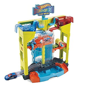 �z�b�g�E�B�[�� �����X�^�[�g���b�N �_�E���q�����[�X �v���C�Z�b�g Mattel - Hot Wheels Stunt & Splash Car Wash Playset �y���s�A���i�z