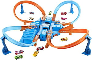 �z�b�g�E�B�[�� �����X�^�[�g���b�N �_�E���q�����[�X �v���C�Z�b�g Ultimate Hot Wheels Crashing Action with the Criss Cross Crash Track Set! [Amazon Exclusive] �y���s�A���i�z