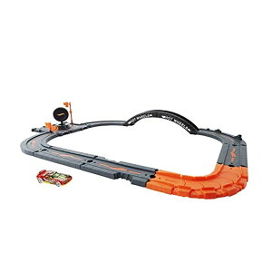 �z�b�g�E�B�[�� �����X�^�[�g���b�N �_�E���q�����[�X �v���C�Z�b�g Hot Wheels City Track Pack, 10 Piece Set Includes Track Base & Various Track Pieces to Build a Cityscape, with 1 Car, Connects to Other Sets, Gift for Kids 4 Year