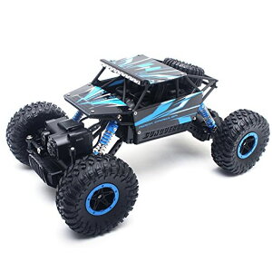 �z�b�g�E�B�[�� �����X�^�[�g���b�N �_�E���q�����[�X �v���C�Z�b�g Cheerwing 1:18 Rock Crawler 2.4Ghz Remote Control Car 4WD Off Road RC Monster Truck (Blue) �y���s�A���i�z