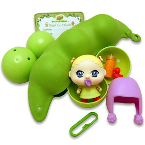 �s�[�|�b�h�x�r�[ �l�` �t�B�M���A �������� Thin Air Brands Pea Pod Babies - Collectible Mystery Surprise Toy with Mini Baby, Clothing, & Accessories - All in A Soft Pea Pod - Small Doll for Boys & Girls, Assorted, Easter Basket Stuf �y