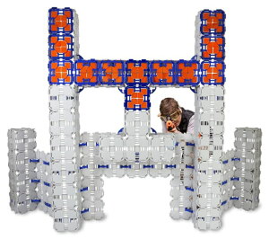 tH[giCg l` tBMA  Blaster Boards - 6 Pack | Kids Fort Building Kit for Nerf Wars & Creative Play | 276 Piece Set ysAiz