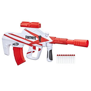 tH[giCg l` tBMA  Nerf Fortnite B-AR Motorized Dart Blaster - Fortnite Converge Wrap, Motorized 10-Dart Blasting, 10-Dart Clip, 10 Official Elite Darts ysAiz