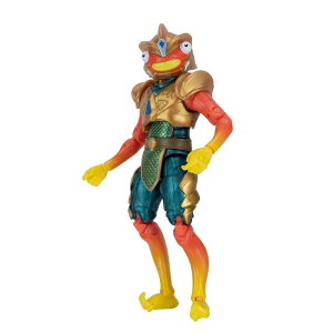 tH[giCg l` tBMA  FORTNITE Legendary Series Atlantean Fishstick, 6-inch Figure with Harvesting Tools, Weapon, Back Bling, Interchangeable Faces. Other Styles Include Blackheart, Scuba Jonesy, Scratch, and More y