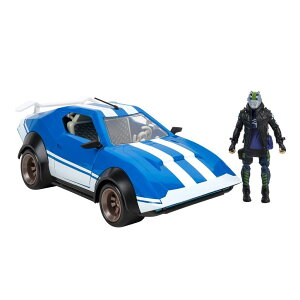 tH[giCg l` tBMA  FORTNITE Joy Ride Whiplash Vehicle (Blue & White), with 4-inch Articulated X-Lord Figure ysAiz