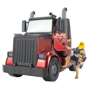 tH[giCg l` tBMA  FORTNITE Feature Deluxe Mudflap RC Vehicle, Electronic Vehicle with 4-inch Articulated Relaxed Jonesy Figures and Accessory ysAiz