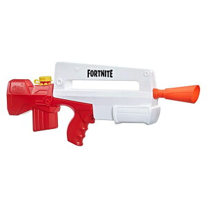 tH[giCg l` tBMA  NERF Super Soaker Fortnite Burst AR Water Blaster, Pump-Action for Outdoor Summer Water Games, for Kids, Teens & Adults ysAiz