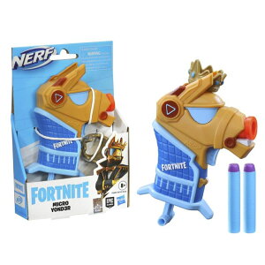 tH[giCg l` tBMA  Hasbro Nerf- Fortnite Micro Yond3r- Mini Dart-Firing Blaster, Removable Crown and 2 Official Elite Darts - for Youth, Teens, Adults ysAiz