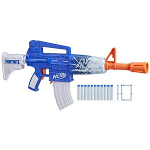 tH[giCg l` tBMA  Nerf Fortnite Blue Shock Blaster, 10-Dart Clip, 10 Elite Nerf Darts, Includes Bonus Code to Unlock The Beat Wrap in The Game, Motorized Dart Blaster ysAiz
