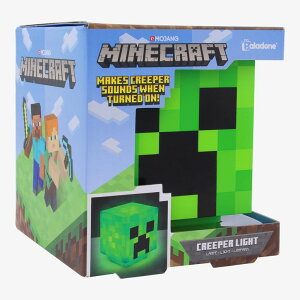�}�C�N�� �������� �N���[�p�[ Paladone Minecraft Creeper Desk Light with Official Creeper Sounds, Handheld Night Light for Kids Room or Gamer D?cor - Licensed Minecraft Gifts �y���s�A���i�z