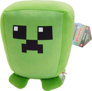 �}�C�N�� �������� �N���[�p�[ Mattel Minecraft Cuutopia Creeper Plush, 10-inch Soft Rounded Pillow Doll, Video Game-Inspired Collectible Toy �y���s�A���i�z