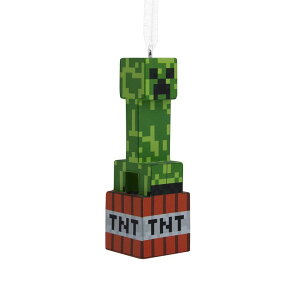 }CN  N[p[ Hallmark Minecraft Creeper on TNT Christmas Ornament ysAiz