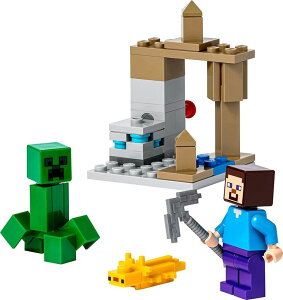 }CN  N[p[ LEGO Minecraft Dripstone Cavern Polybag Steve Creeper 30647 Polybag ysAiz